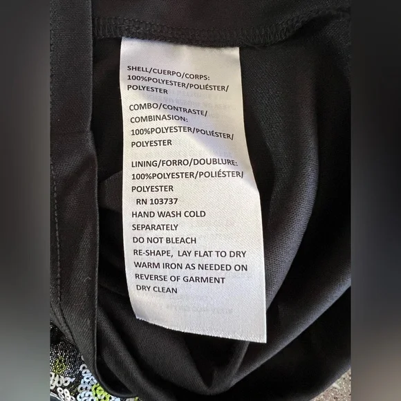 Donna Morgan Women's Sleeveless Tank Sequin Dress size 14 - Picture 9 of 10